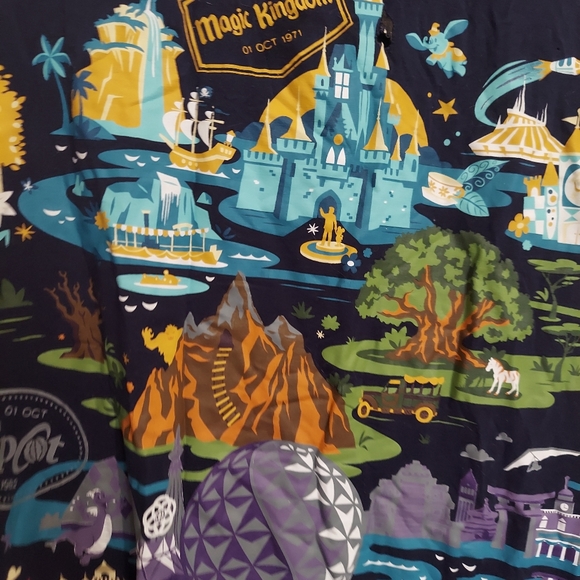 Walt Disney World ''Discover the Magic'' Zip Tank Top Women Size 3X - Picture 3 of 5